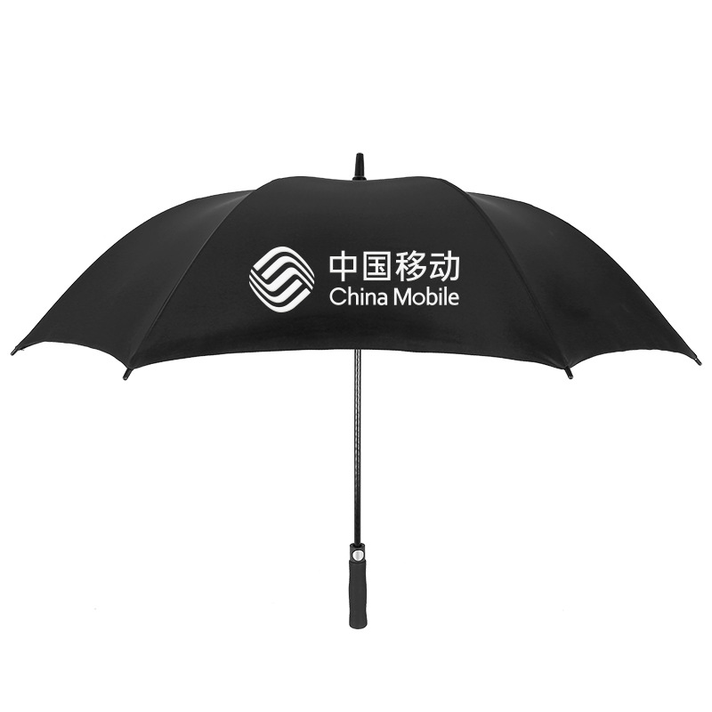 27 -inch straight umbrella automatically opens the full fiber wind anti -wind golf ceremony umbrella umbrella umbrella plus the logo advertising umbrella 4
