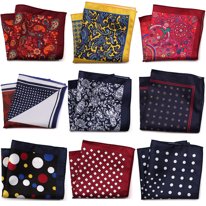 Men's Pocket Square Men's Suit Silk Polyester Square Handkerchief Men's Formal Business Wedding Suit Pocket Square Men's Pocket Square Men's Suit Silk Polyester Square Handkerchief Men's Formal Business Wedding Suit Pocket Square