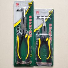 厂家批发尖嘴钳多用舒适6寸8寸飘带款尖嘴钳子