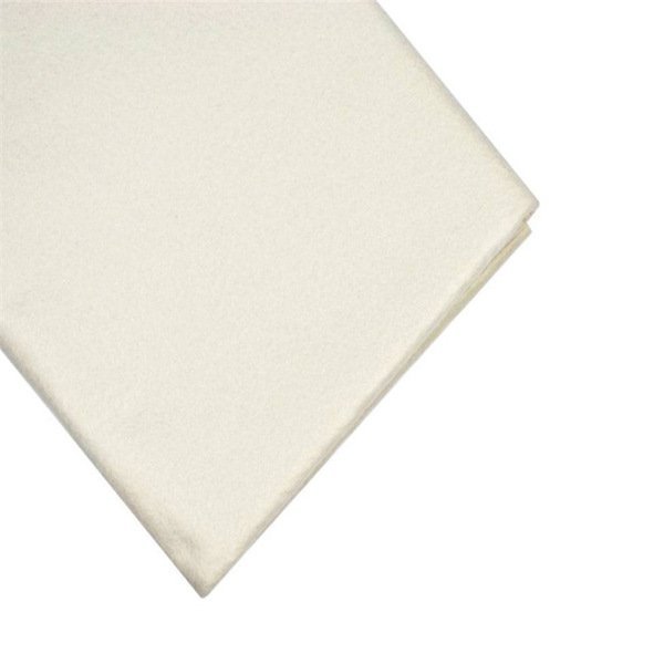 White wear-resistant wool felt