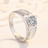 One size ring, European style, micro incrustation, simple and elegant design