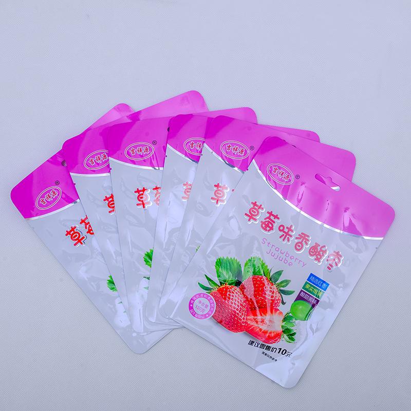 Bolsa de embalaje aluminizada de plástico al por mayor de fábrica bolsa de alimentos sellada de ocho lados impresión en color bolsa de embalaje autoportante compuesta de tres capas