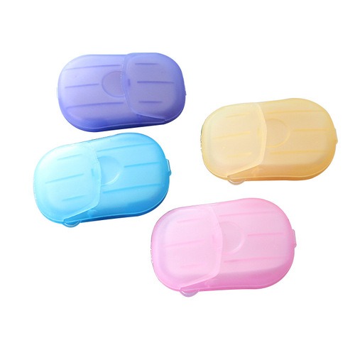 Hand washing and bathing tablet soap paper Travel outdoor soap tablet soap flower Portable soap tablet disposable small soap paper