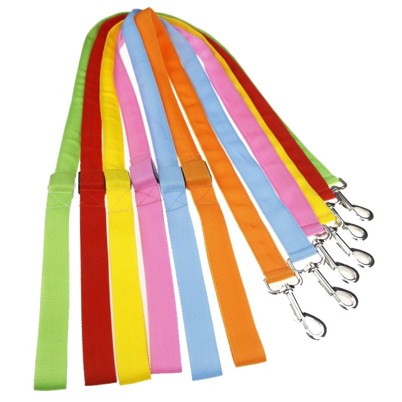 Тяговый канат нейлоновый плетеный ремень для домашних животных 2,5 Шелковый двусторонний ошейник, подходящий для маленьких и средних собак, веревка для собак оптом