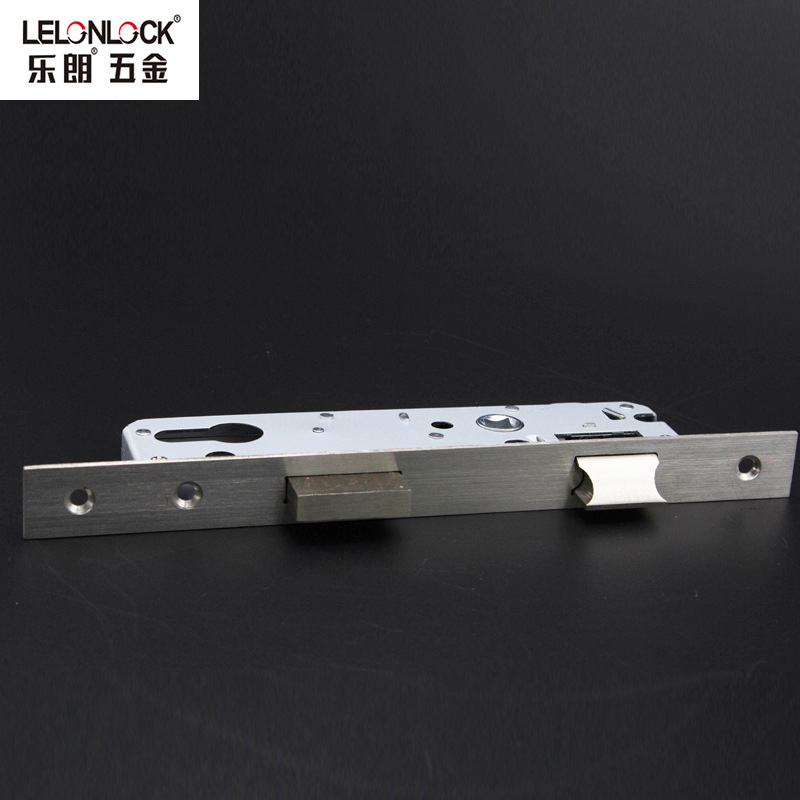 Personalizado 20/25/30/35mm ultra estrecho marco cuerpo de la cerradura puerta de aluminio de 85 orificios de acero inoxidable 304 cuerpo de la cerradura