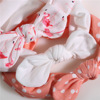 Children's headband, cloth with bow, hair accessory, set, suitable for import, wholesale