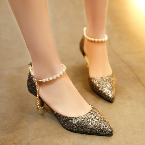 Summer fashionable sexy high heels pointed-toe stiletto heels
