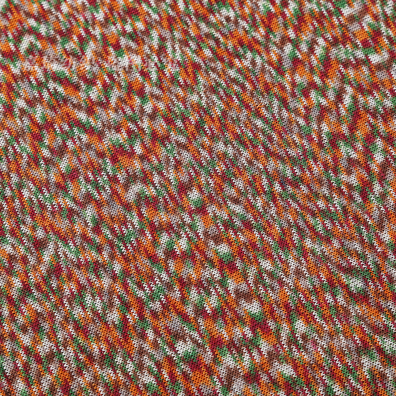 经纬编色纱全涤锻彩粗针拉绒布料家居服打底印花粗针拉绒面料