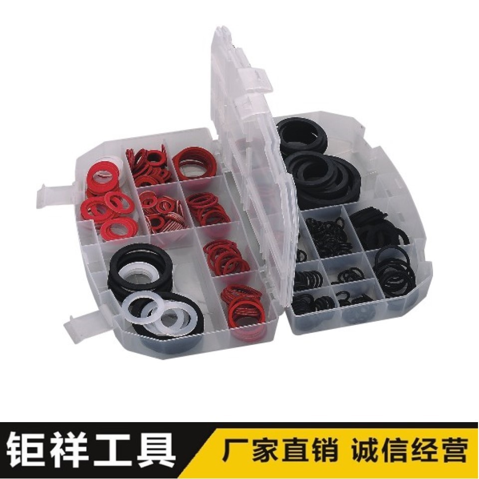 382PC水暖垫片组套 耐高温胶圈 O型圈密封圈丁晴胶垫圈防水