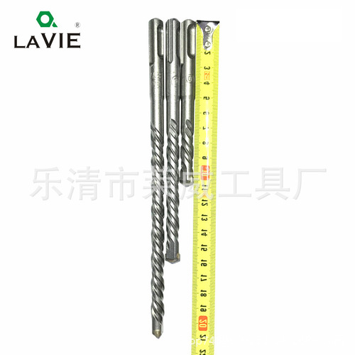 Impact drill bit, electric hammer drill bit, two pits, two grooves, garden handle, square handle, through-wall cement drill, twist drill, concrete drill