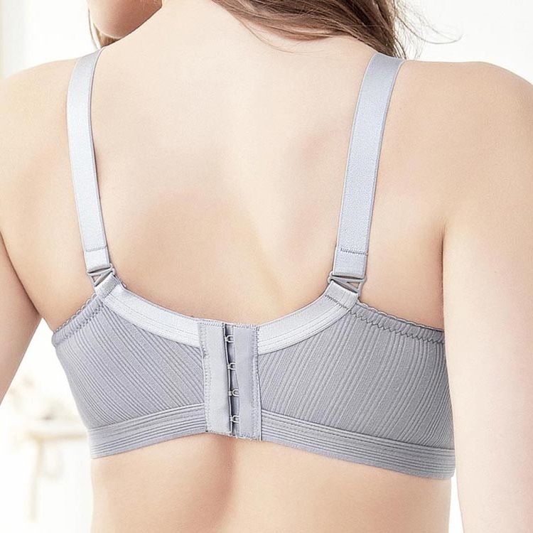 Cotton maternity large size bra without rims threaded nursing front buckle underwear thin pregnancy bra