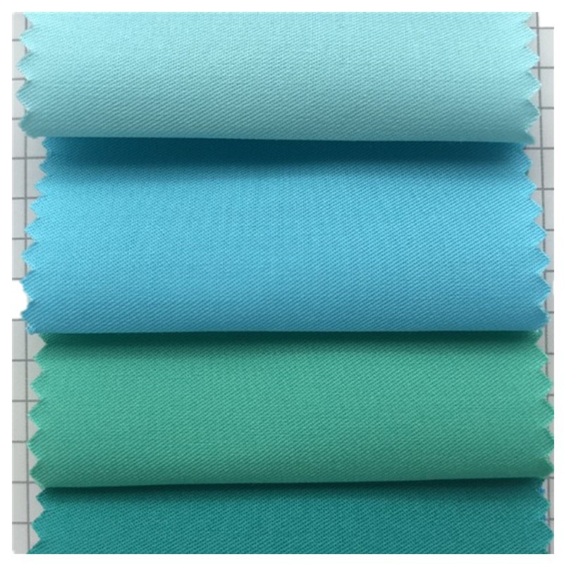 CVC细斜纹100/2*120/2高支高密牛津纺衬衫布坯布染色织印花半漂白