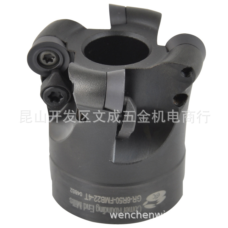 圆刃铣刀盘GR-5R/6R/8R-50/63/80/100-FMB22/27/32刀片RD..10T3/1