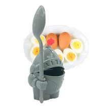特美熙亚瑟鸡蛋杯托 带勺子可拆卸战士鸡蛋杯托骑士鸡蛋杯托