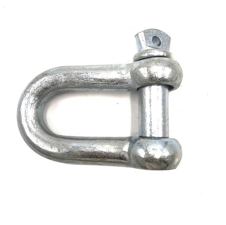 青岛厂家供应 碳钢 不锈钢材质 欧式电镀锌大D卸扣