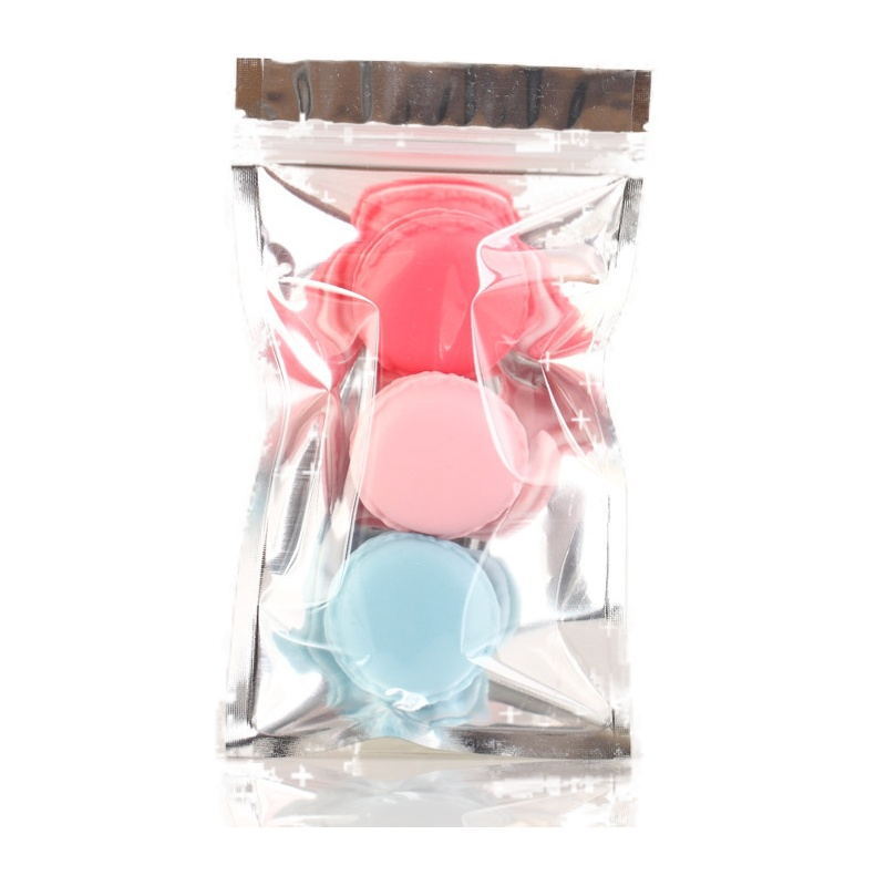 Chapado en aluminio Yin y Yang bolsa de hueso autosellable bolsa de embalaje de película de aluminio bolsa de hueso translúcido Chapado en aluminio bolsa de accesorios de artes de pesca