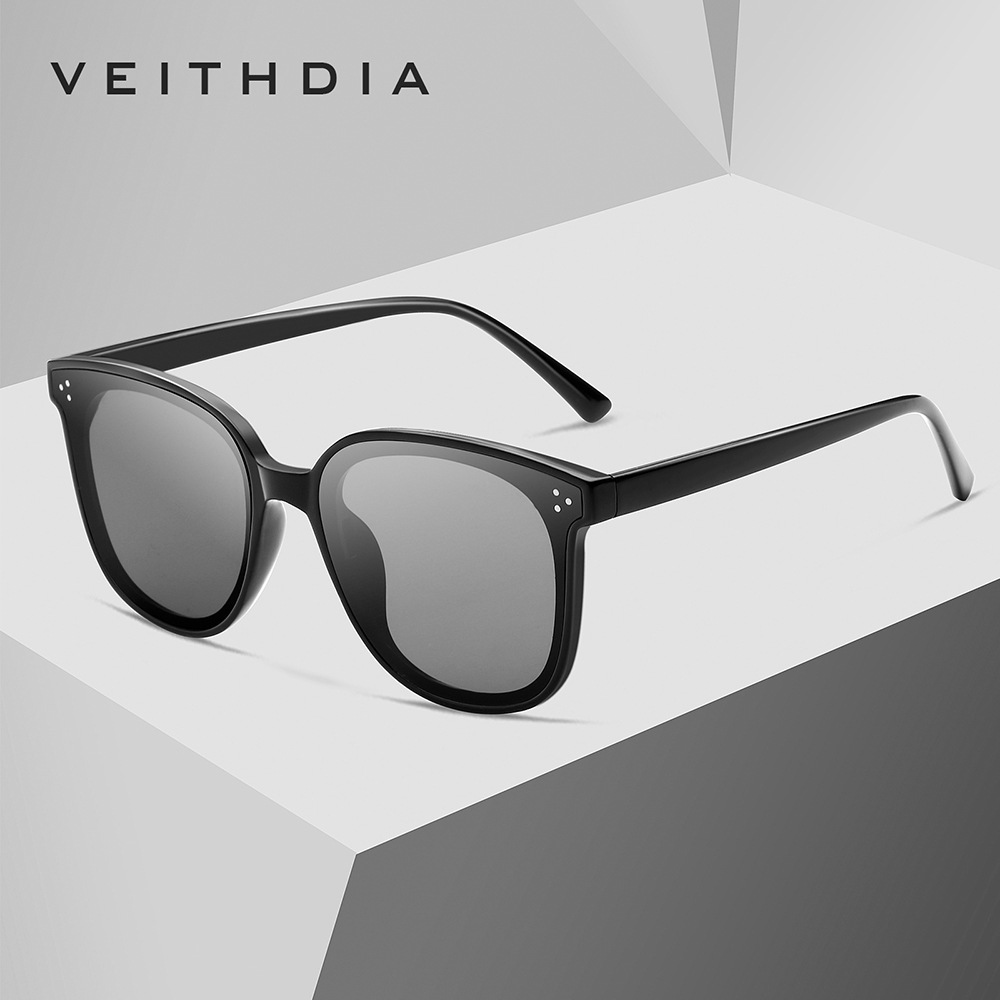 V tendencia retro polarizador decoloración día y noche gafas de sol anti-ultravioleta de doble uso gafas de sol con clavos de arroz marca 8510