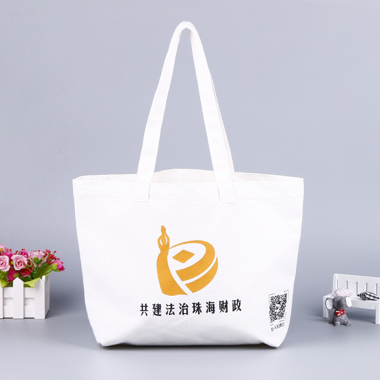 创意印花棉布购物袋彩印手提棉布袋现货环 保帆布袋印刷logo