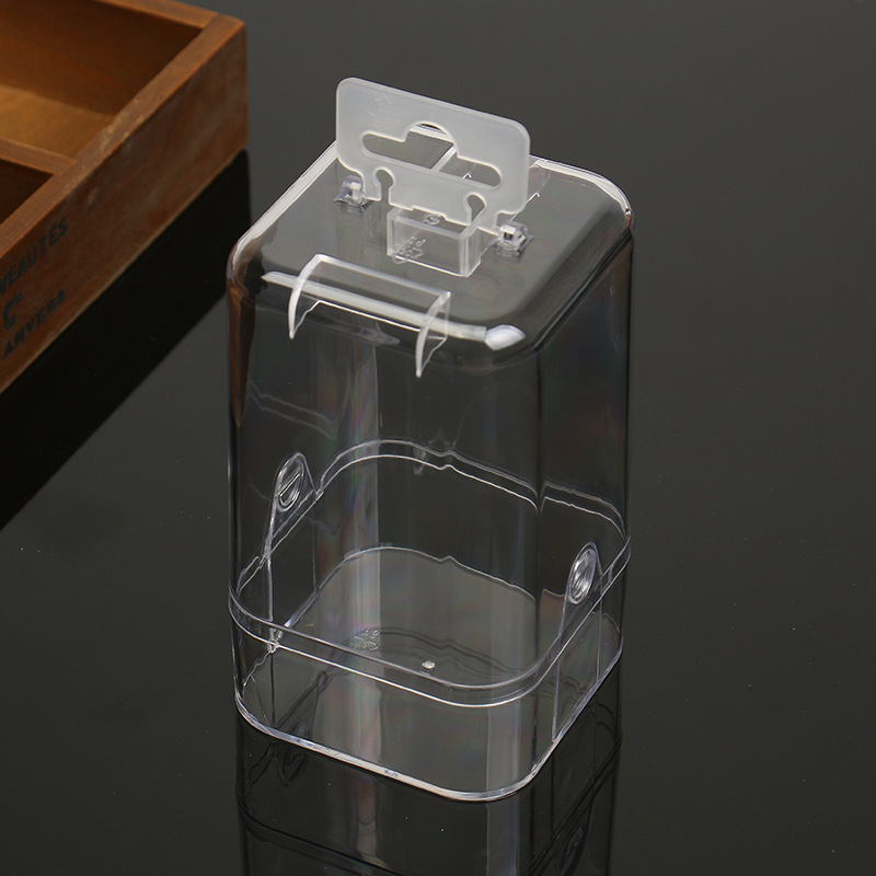 智能儿童手表智能手环透明包装盒展示盒带挂钩高透坚固透明塑料盒