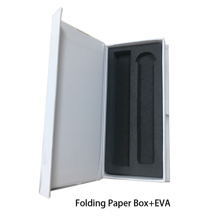 工厂订LOGO 翻盖礼品纸盒 手工折叠礼盒 海绵内托包装盒