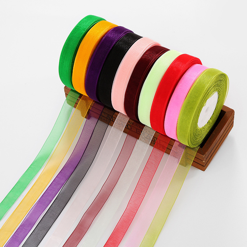 1.5cm Chiffon Ribbon Crochet Hat DIY Handmade Transparent Chiffon Ribbon Packaging Ribbon Strips Wholesale 1.5cm Chiffon Ribbon Crochet Hat DIY Handmade Transparent Chiffon Ribbon Packaging Ribbon Strips Wholesale