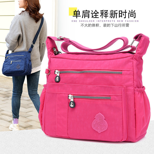 Nylon shoulder bag