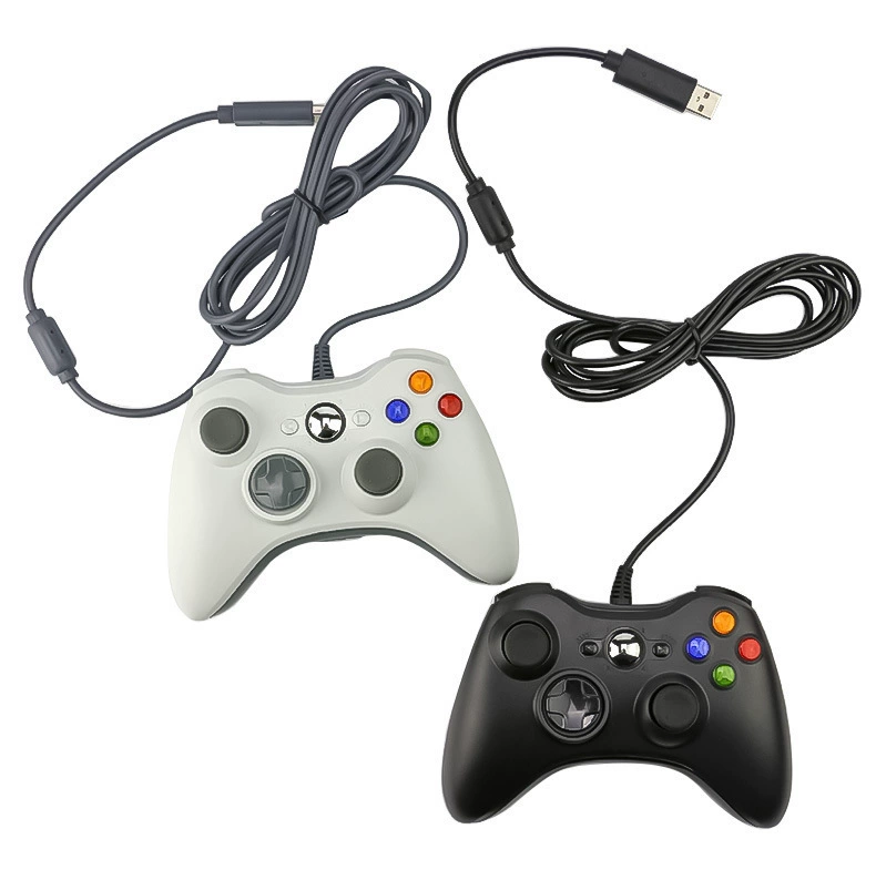 Геймпад Xbox360 проводной, PC360 двойная вибрация, геймпад