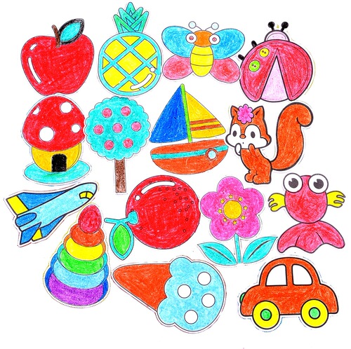 Wholesale Early Childhood Paper Cutting Educational Toys Book for Kindergarten, 2345 Years DIY 240 Sheets with Materials