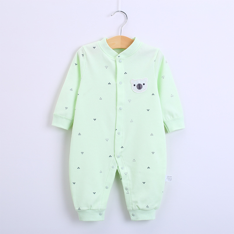 spring and autumn baby jumpsuit class a newborn clothes pure cotton underwear jumpsuit baby rompers pajamas romper 3