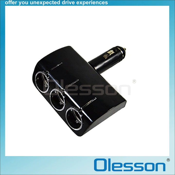 Беспроводной встроенный Автомобильный прикуриватель 90 градусов Один точечный три переключателя высокой мощности одно перетаскивание три прикуривателя красное вино