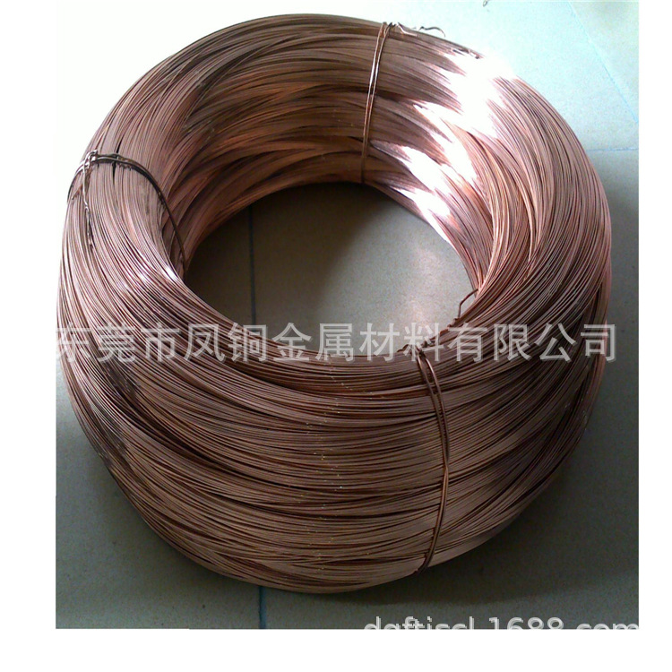 供应0.15 0.18 0.5 0.6 0.8 1.0 2.5 3.0mm紫铜线 纯铜丝T2裸铜线