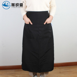 Chef Apron half-length hotel restaurant kitchen chef solid color apron hotel restaurant Tea House chef waist men and women