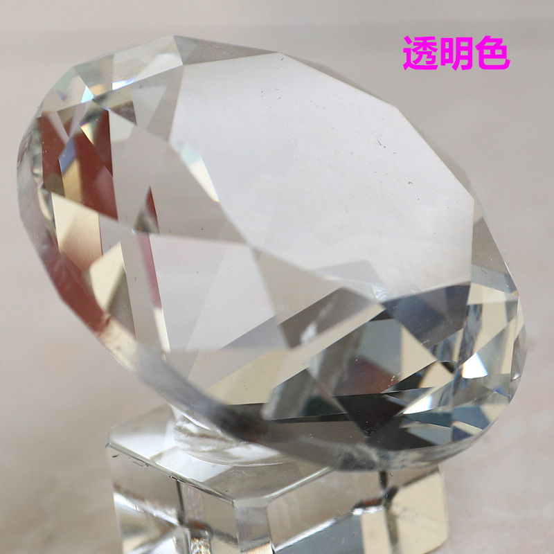 厂家批发6-200人造水晶钻石透明装饰钻石摆件玻璃水晶石水晶宝石