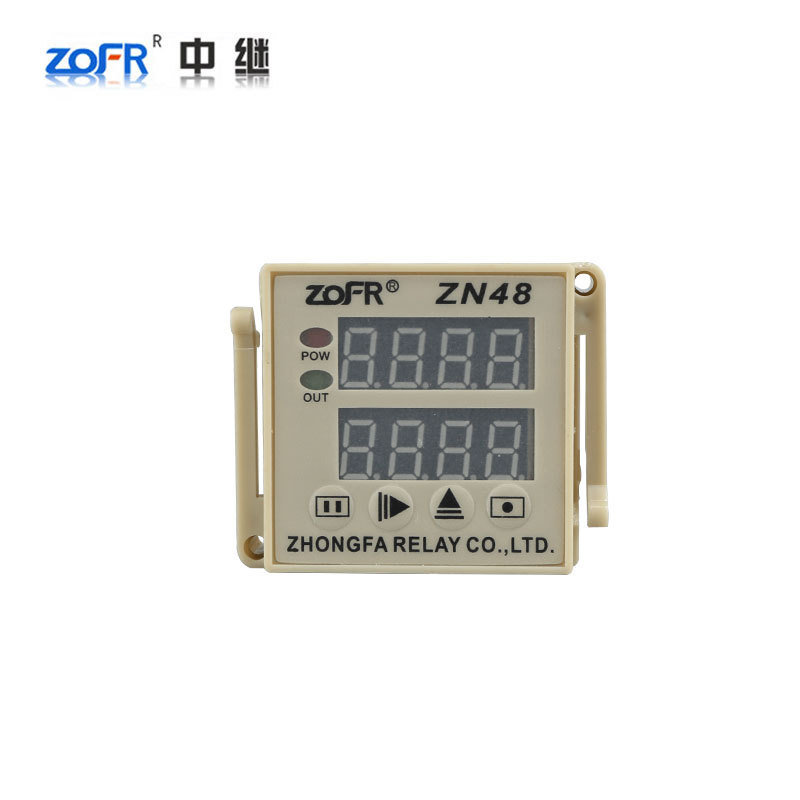 长期供应计数继电器单双设定时间累时频率计计数器 ZN48