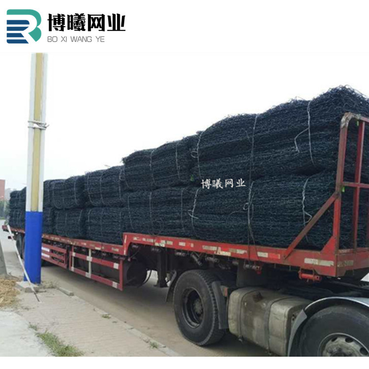 厂家供应生态格网钢丝石笼 防洪护堤生态格网 PVC包塑生态格网