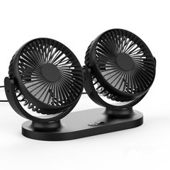 Car Fan 12V24V Truck Bus Dual-Head Fan Cooling High Windforce USB Powered Fan Manufacturer Exclusive
