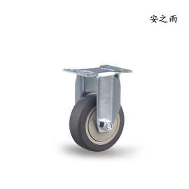 厂家销售轻型3寸平底万向脚轮  承载70KGTPE工业轮 静音医疗脚轮