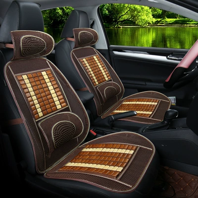 Wholesale Breathable Wooden Bead Car Seat Cushions, Cool pad - luxury-bamboo-block-with-waist
