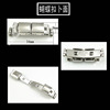 8mm 나비 버클(8MM 너비*3+MM 두께 곡선 벨트 장착)