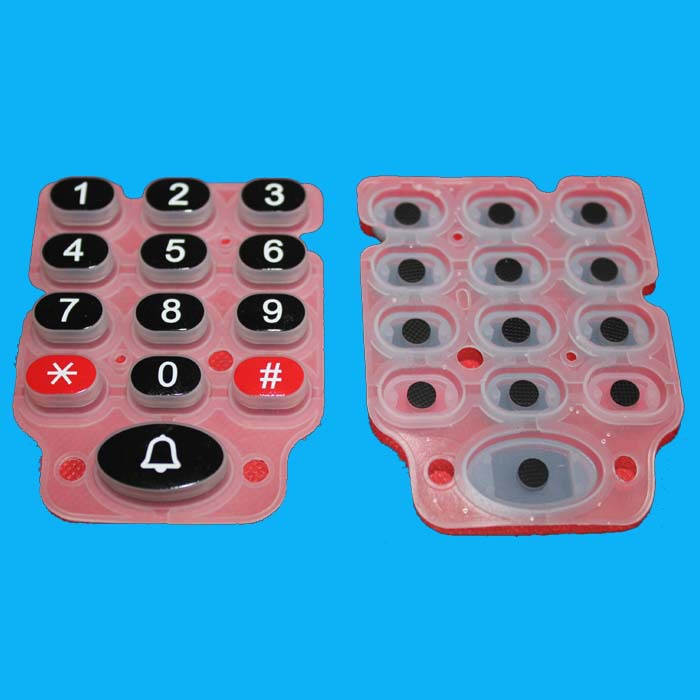 硅胶按钮开关 机械键盘键帽镭雕透光按键帽 硅胶按键防水轻触开关