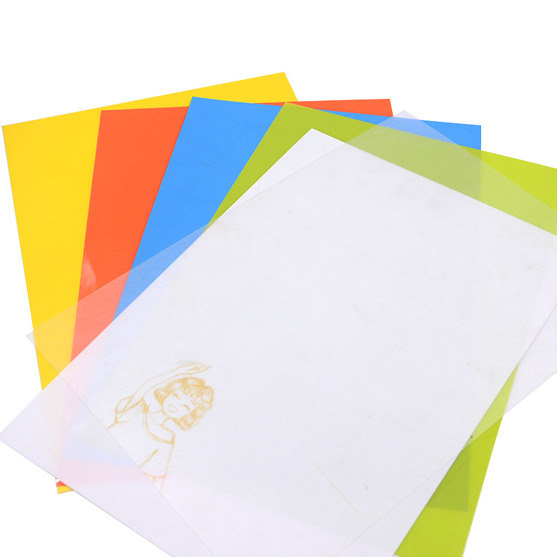 彩色热缩片打磨半透明可打印彩铅手绘橡皮章DIY耳钉滴胶热缩片