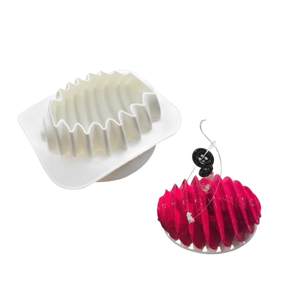 Molde de pastel de nido de abeja Molde de pastel de panal de malla tridimensional Molde de silicona de abeja Molde crujiente de chocolate