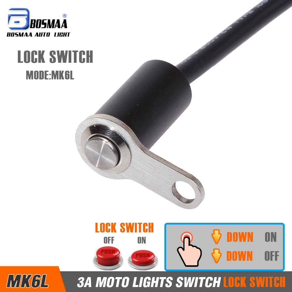 Bostma мотоцикл электрическая лампа Модификация аксессуары для расширения водонепроницаемый дождевой переключатель зеркала заднего вида самоблокирующийся/сброс