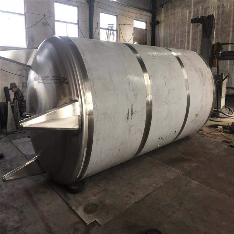 Б/у смесительный бак из нержавеющей стали 304, однослойный/двухслойный, с электрическим подогревом для пищевых продуктов