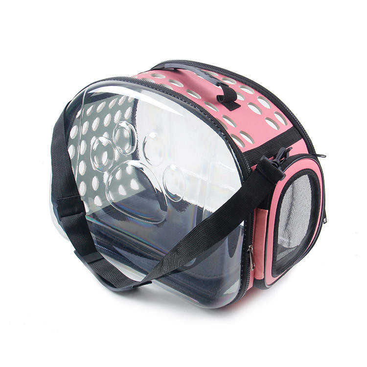 Directo de fábrica Para Mascotas bolsa de bolsa portátil al aire libre transparente bolsa de jaula de perro transpirable gato mochila gato suministros