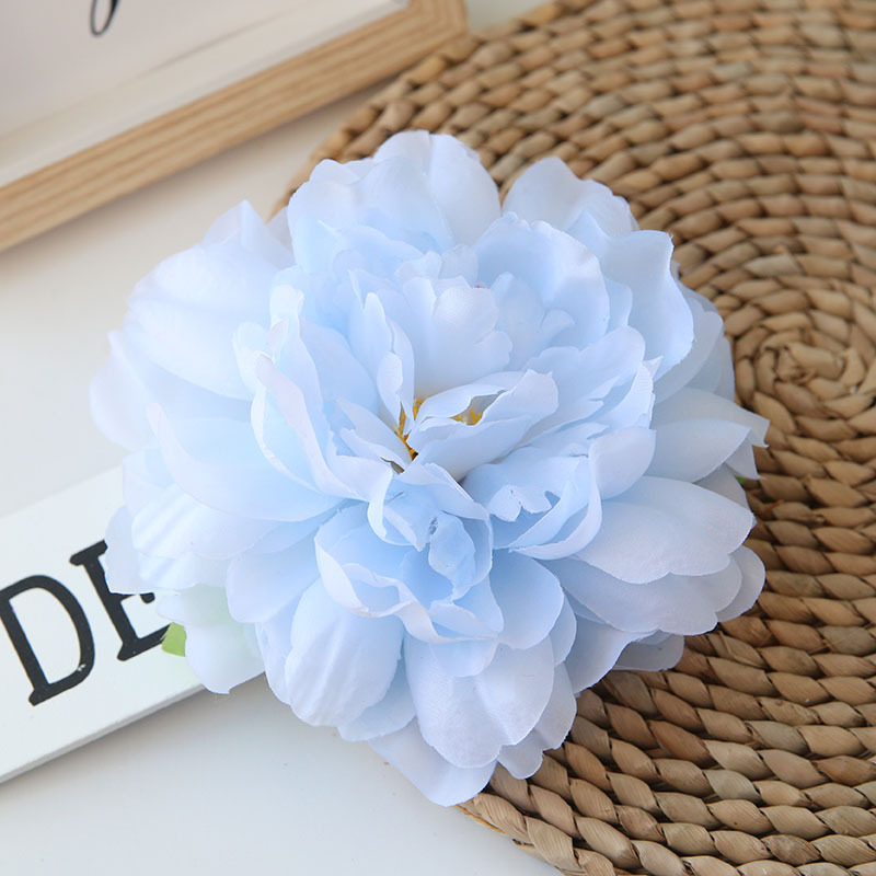 Diameter 15cm9 color peony flower head wedding decoration home decoration road leading flower wall with simulation flowers 4
