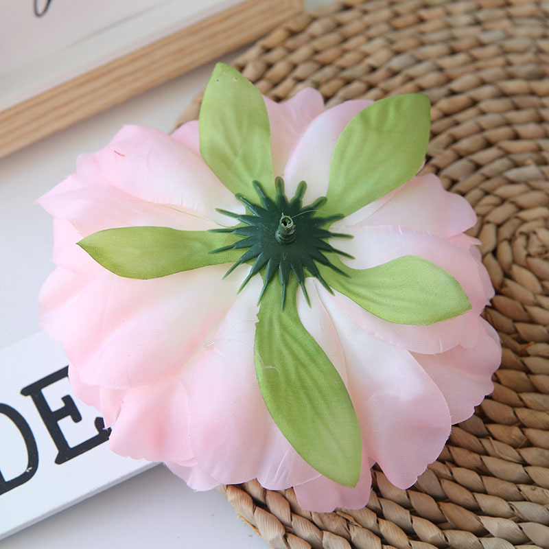 Diameter 15cm9 color peony flower head wedding decoration home decoration road leading flower wall with simulation flowers 2