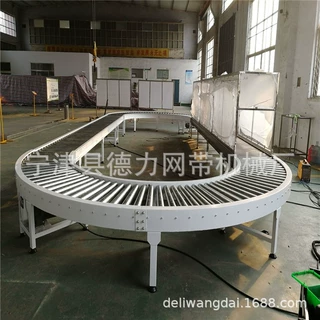 90度180度转弯机 皮带输送线动力滚筒输送线无动力滚筒输送线