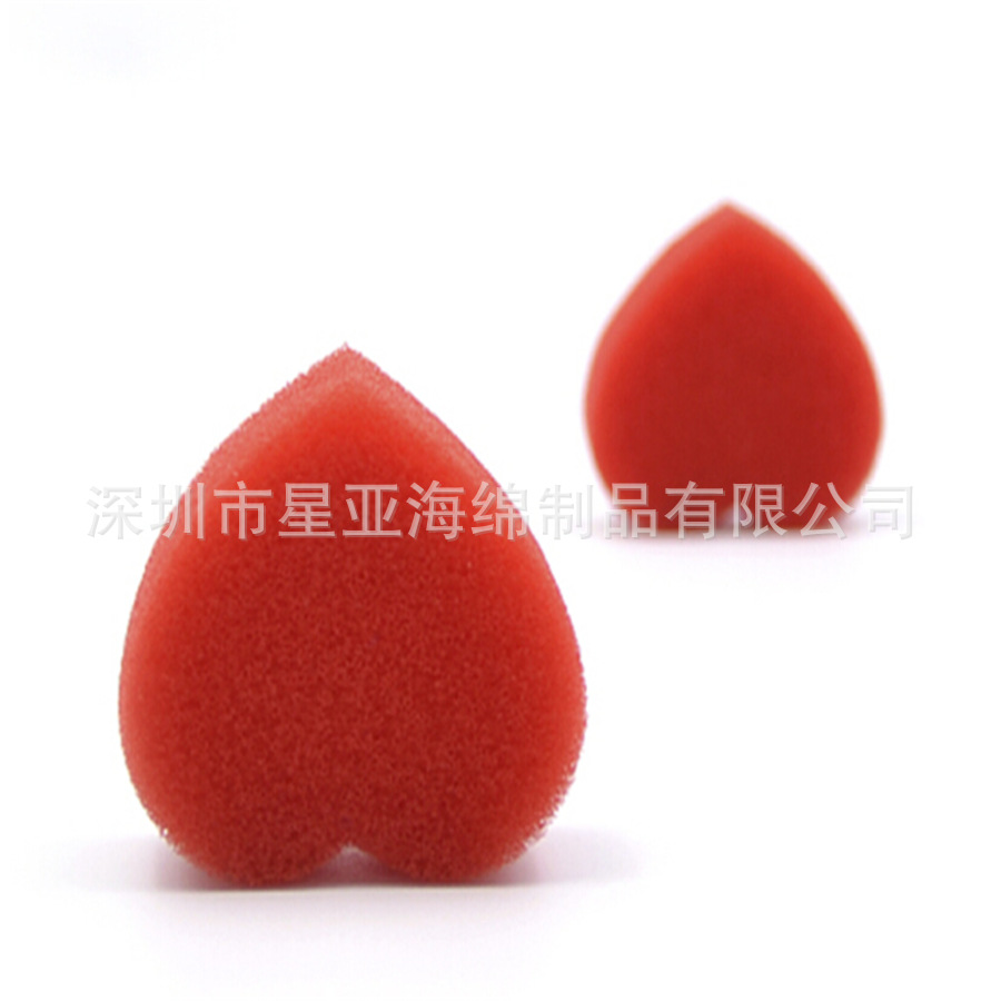 魔法弹力海绵块可打孔展览爱心棉彩色泡泡沐浴海绵环保不污染