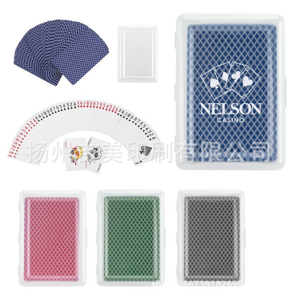 Advertising poker card manufacturers printed 280 grams of blue core…